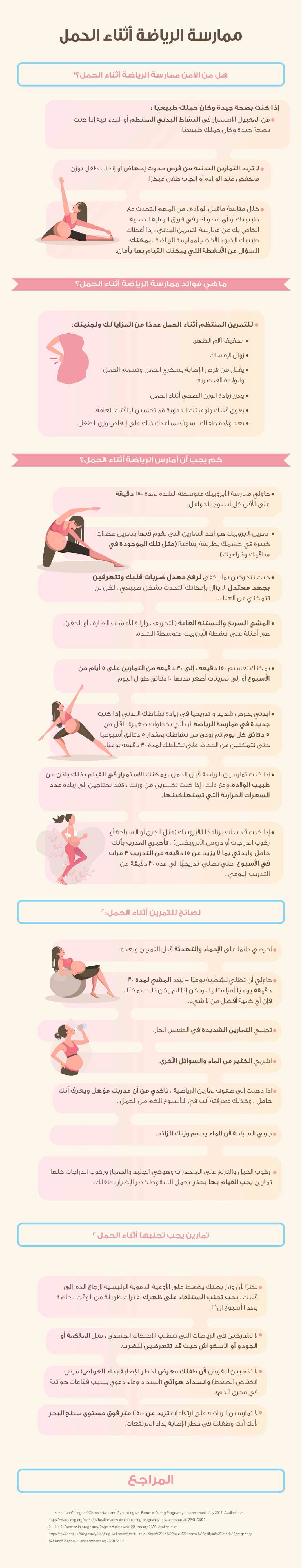 Exercise During Pregnancy Arabic